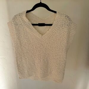 VICI CREAM SWEATER VEST